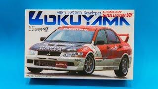 Fujimi 1/24 Mitsubishi Evo VII 7 Okuyama Model Kit Unboxing And Review