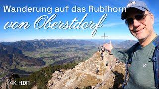 spektakuläre Wanderung auf das Rubihorn über den Gaisalpsee nach Oberstdorf bei bestem Herbstwetter