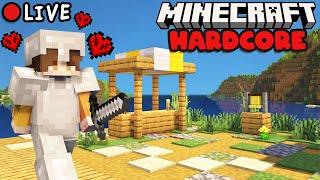 Losing Our First World and Starting a New One in Minecraft Hardcore! - Day 2