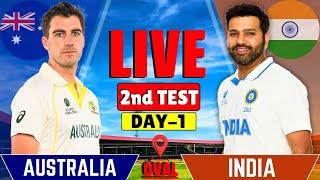 India vs Australia, 2nd Test, Day 1 | IND vs AUS Live Match | Live Cricket Match Today | Session 2