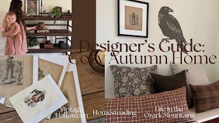 Fall/Halloween DIY | High End Low Cost Decor | Homesteading | Cozy Decorate w/ Me Vlog |Autumn Inspo