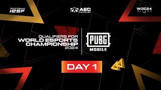 PUBGM | ASIA A | IESF ASIAN REGIONAL QUALIFIERS 2024 | DAY 1