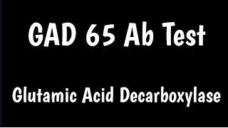 GAD 65 Antibody Test | GAD Antibodies in T1DM | Glutamic Acid Decarboxylase |