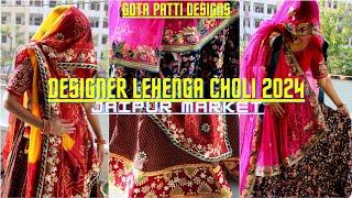 Trends2024 lehenga odhani collection | Gota patti work  | Sanganer cloth market jaipur