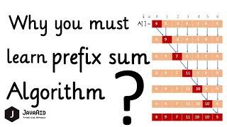 Why You Must Learn Prefix Sum Algorithm? | Need of prefix-sum Algorithm | EP1