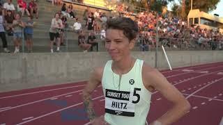 Nikki Hiltz Tunes Up For Olympics With Sunset Tour 800m Win [Full Race]