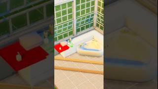 Bathroom The Sims 4 #shorts #shortvideo #sims4 #bathroom #ts4 #ts4build #ts4speedbuild