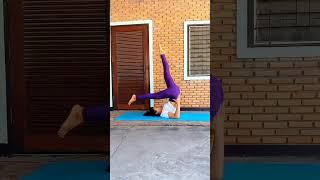 YOGA & Gymnastics #workout #yoga  #activegirl with Aoae