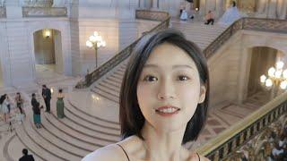 Vlog in sf | 在旧金山独自City walk的一天：SFmoma - City Hall - OpenAi, see how they look!