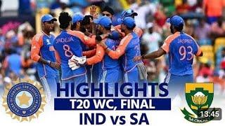 Indian vs sauth Africa india vs south africa highlights india vs south africa t20 world cup final