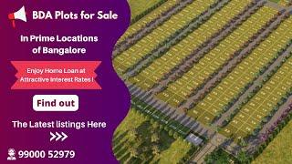 BDA Plots for Sale in Bangalore l North Facing l Arkavathy Layout l 2 BHK & 3 BHK for Sale