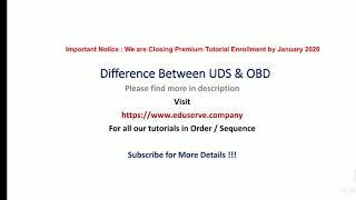 Difference Between UDS & OBD | On Board Diagnostic | Unified Diagnostic Service | Embedded World