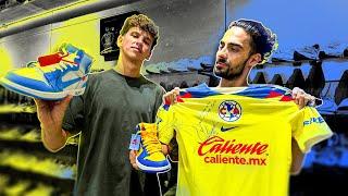 Igor Lichnovsky comprando sneakers EL FUTBOLISTA CON MÁS FLOW