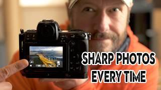 The BEST SETTINGS for the SHARPEST PHOTOS