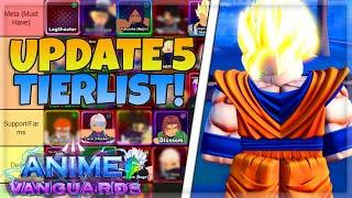 These Are Currently The BEST Units In Update 5 | Anime Vanguards