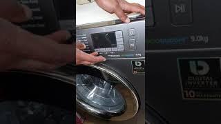 How to calibrate a Samsung Ecobubble Washing Machine.