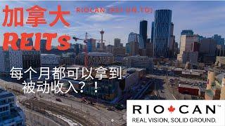 加拿大分红股票介绍 - RioCan | 加拿大REIT ｜加拿大房地产 ｜ 什么是REIT