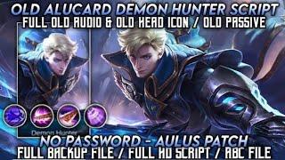 Script Voice Old Alucard Old Icon Full No Password |  Work All Patch