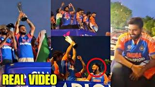 Indian Team's VICTORY PARADE at MARINE LINES FULL VIDEO after winning the T20 WORLDCUP 2024 |