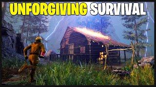 Icarus Survival is Unforgiving - Bow Hunting, Building and Crafting! (Icarus Beta Gameplay Part 2)
