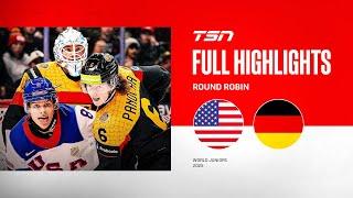 2025 World Junior Championship Highlights: United States vs. Germany