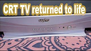 The Sanyo 21-inch CRT TV is worth repairing.