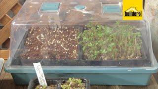 How to germinate seeds using a mini Green House