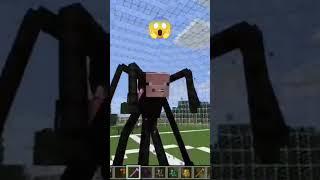 Mutant Enderman + Spider-Pig = ?!? #minecraft #shorts #minecraftshorts