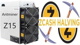 Халвинг Zcash. Сколько удалось добыть? Что майнить на Z15?