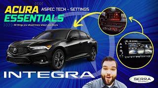 Acura INTEGRA ASPEC TECH settings- Full tutorial