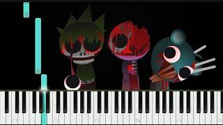 Incredibox Sprunki Phase 4 Sounds  Piano Tutorial