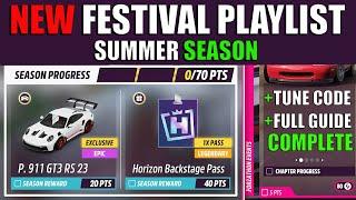 Forza Horizon 5 Summer Season - Festival Playlist Series 40 Horizon Track Day ( Guide + Tune Codes )