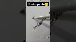 #unstoppable #shorts #calligraphy #sureshsuryawanshi #viral #nameart