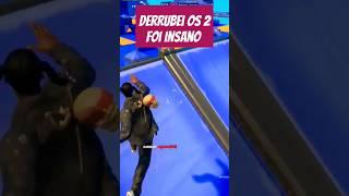 Fortnite derrubei os 2 foi insano kkkk #shorts