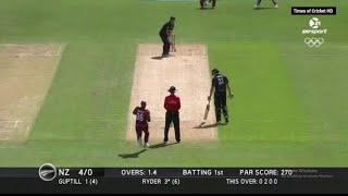 New Zealand vs West Indies 4th ODI 2014 at Nelson