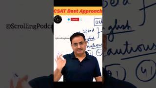 CSAT Qualify करें कैसे ? | upsc prelims strategy | Vikas Divykirti sir #shorts