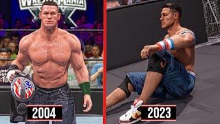 All Of John Cena Wrestlemania Win-Loss Record! (WWE2K)