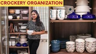 Organizing My Crockery Cabinet | Smart Ideas to Store & Organize Crockery