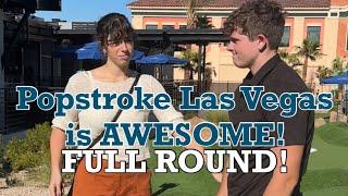 We played the Popstroke Mini Golf Course in Las Vegas! | INTENSE TOURNAMENT