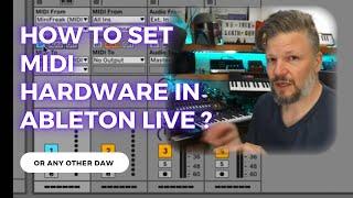 How to set up #midi synth with @Ableton Live (or any other DAW)