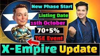 X Empire new update | X Empire airdrop listing date | X Empire listing date | X Empire airdrop