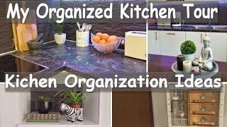 Kitchen Organization Ideas (My Organized Kitchen Tour) Using IKEA Organizers and IKEA Furniture.