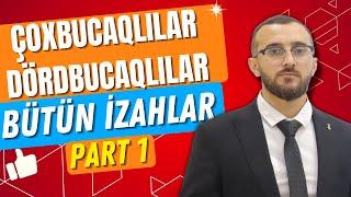 ️️Çoxbucaqlılar Dördbucaqlılar Mövzu izahı Bütün izahlar Part 1 Qızıl qaydalar #dim #buraxılış