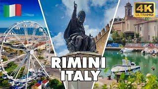 RIMINI Italy Full Tour : City Centre,Mercato & Colorful Borgo San Giuliano |   Walking Tour