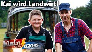 Thies fuhr mit 4 schon Traktor! Kai im Crash-Kurs Landwirtschaft | Klein gegen Groß