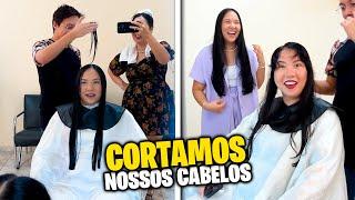 CORTAMOS NOSSOS CABELOS E OLHA COMO FICOU | Blog das irmãs