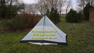 First impression: 3F UL Gear 2p inner tipi tent for my Hexpeak V4a