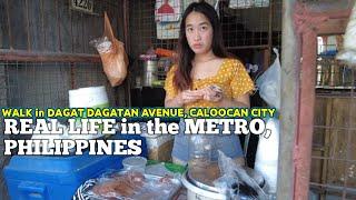 REAL CITY LIFE in the PHILIPPINES | Walk in Dagat Dagatan Avenue, Caloocan City