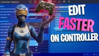 How To Remove Delay & Edit FASTER On Console & Controller Fortnite!! (Xbox / Ps4)