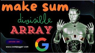 Make Sum Divisible by P | Leetcode 1590 | Prefix sum mod on array | leetcode daily challenge today